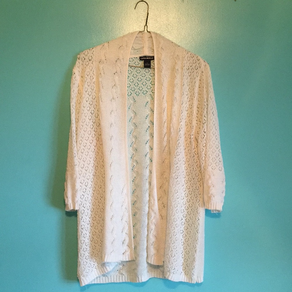 Perfect white cardigan